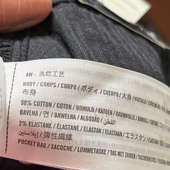 Abercrombie & Fitch The 90's Straight Curve Love Jeans Women's 24 Black - Picture 12 of 15